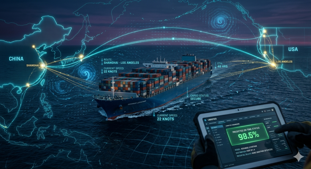 Trans-Pacific chemical shipping