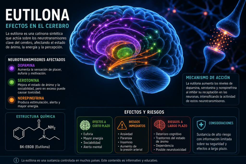 eutilona efectos en el cerebro