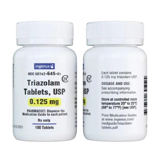0.125 mg Triazolam Tablets, UPS